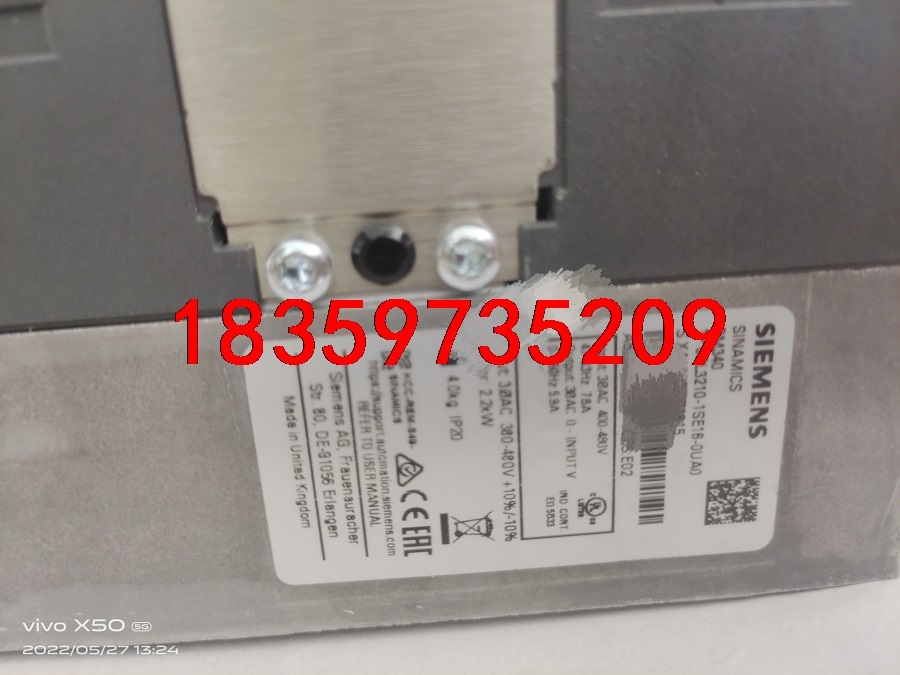 6SL3210-1SE16-0UA0   1台需要的联系议价