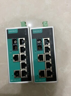 EDS-208A-M-SC MOXA摩莎光电转换器,二光六电议价