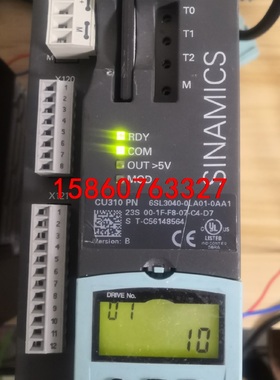 西门子S120控制单元，CU310-PN带Bop操作面板，带议价