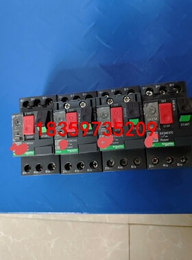 施耐德电动机断路器，黑色款GV2ME06C数量2个，GV2M议价