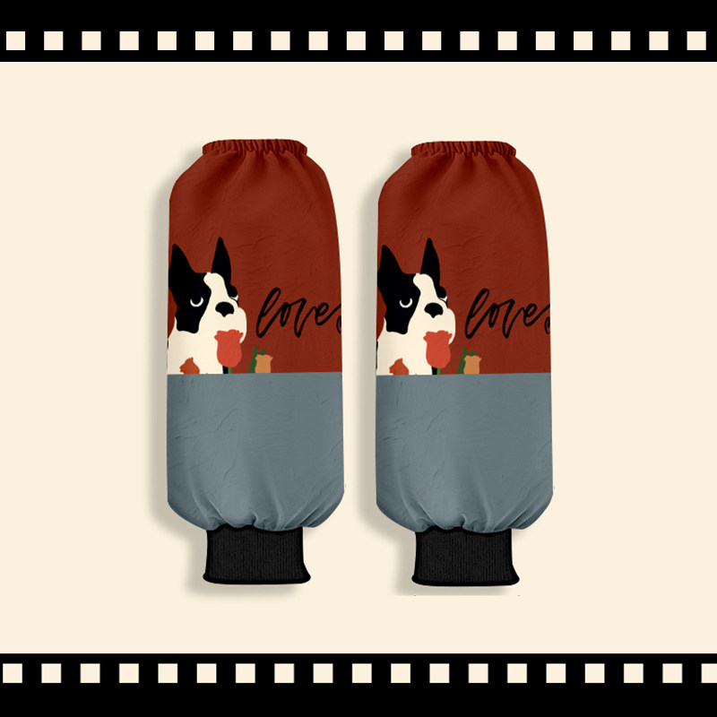 狗狗新款袖套厨房放水防油污螺纹松紧家务清洁办公室耐磨护袖长款,家庭/个人清洁工具,袖套,淘宝优惠券,粉丝福利购,淘宝优惠卷