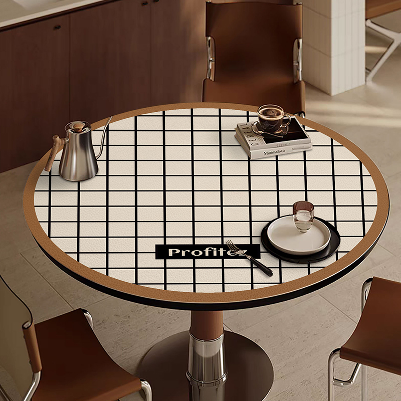 桌垫大号圆桌垫防水桌面保护盖垫