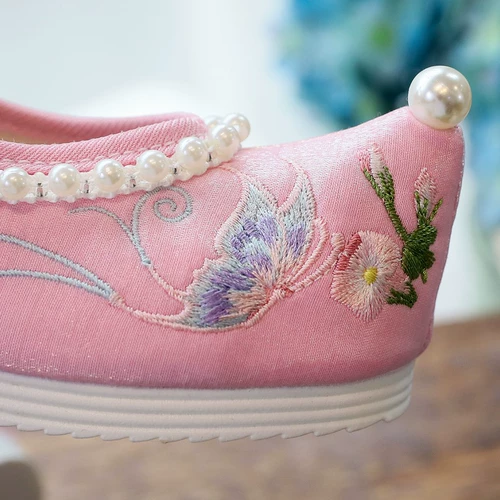 Ханьфу, этническая обувь, детские туфли, этнический стиль