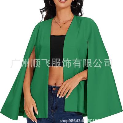 Temperamental shawl style coat suit casual cape ladies