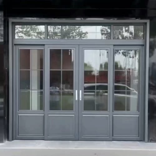 pt推拉一体门商铺大门pd折叠门