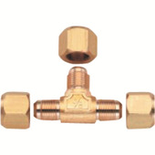 TASCO塔斯科黄铜接头TA260E 2三通带螺帽