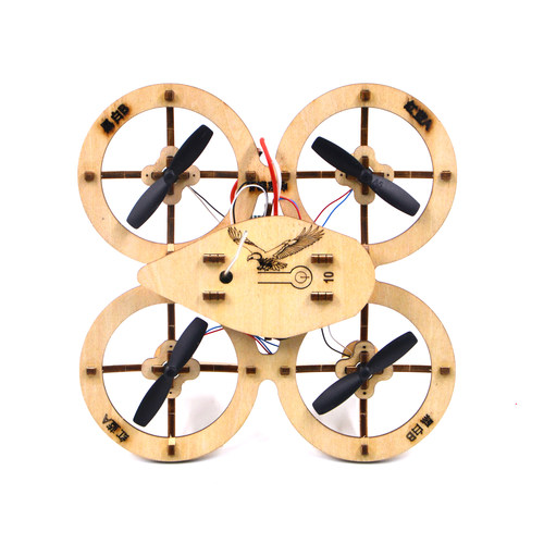 遥控飞机木制无人机玩具