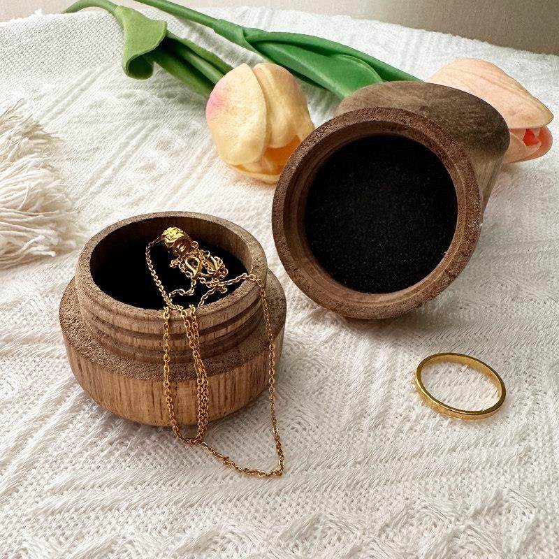 热销戒指盒结婚首饰盒木质耳钉戒指耳饰收纳礼盒定制刻字耳环项链,收纳整理,首饰盒,淘宝优惠券,粉丝福利购,淘宝优惠卷