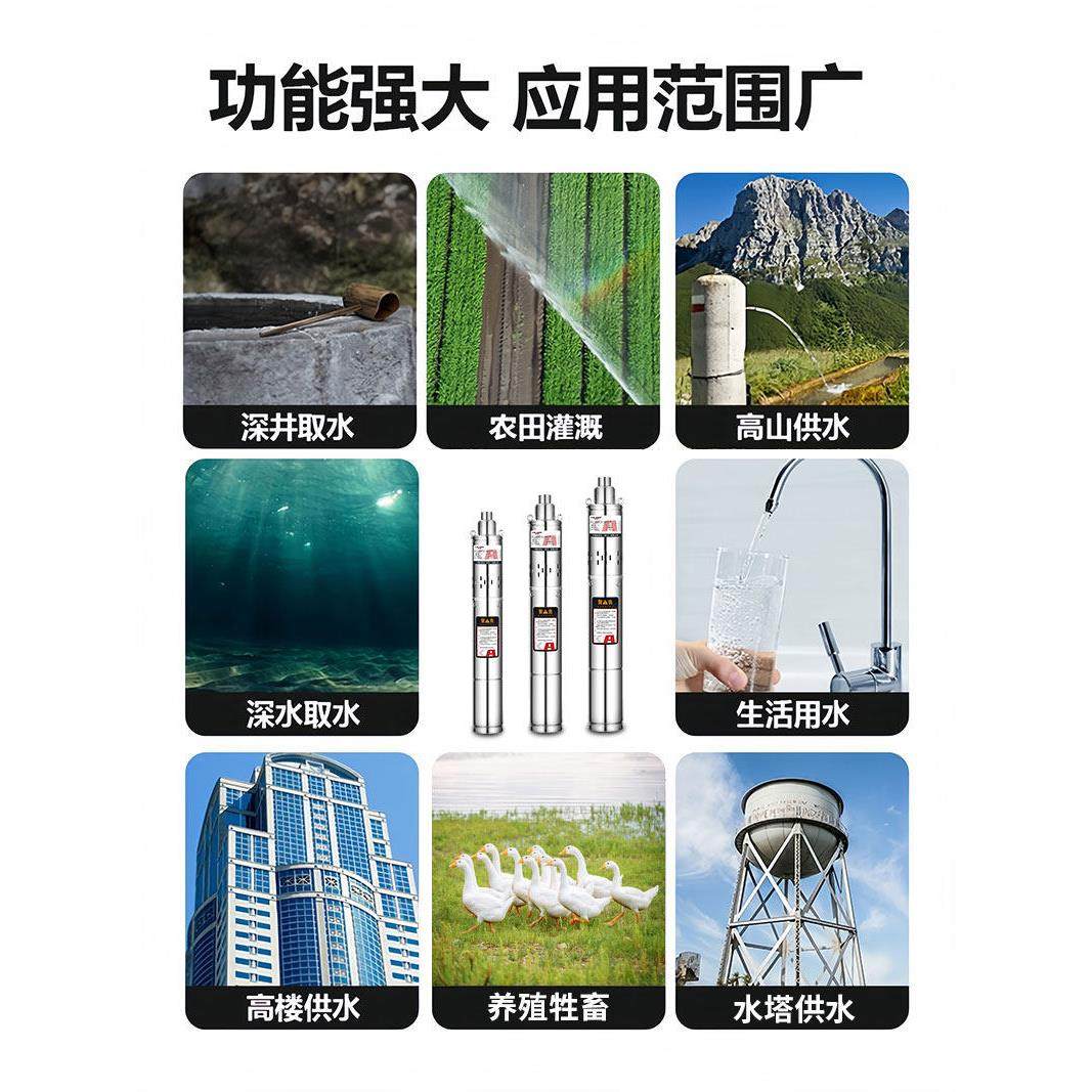 热销螺杆深井泵220V家用泵农田灌溉高扬程潜水泵不锈钢小型深井螺,五金/工具,水泵,淘宝优惠券,粉丝福利购,淘宝优惠卷