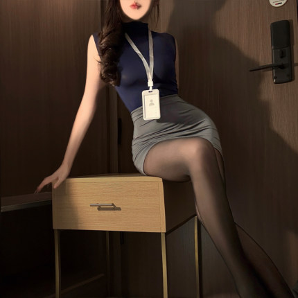性感秘书OL职业装包臀裙制服套装纯欲风辣妹修身显瘦短款包臀裙