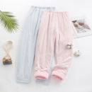 中医养生排湿寒棉花棉裤女士高腰加长宽松休闲保暖裤子薄款女冬装