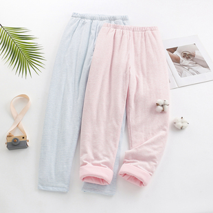 女冬装 子薄款 女士高腰加长宽松休闲保暖裤 中医养生排湿寒棉花棉裤