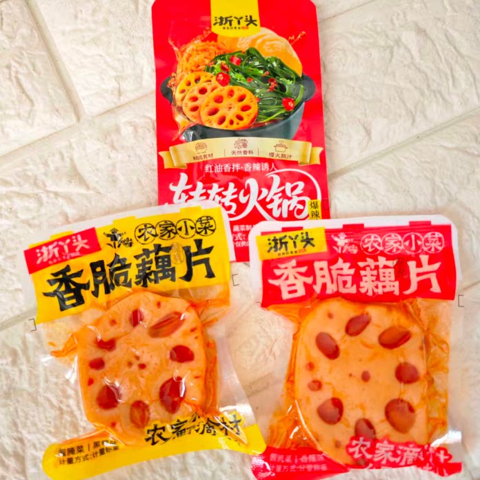 T  香脆藕片 转转火锅 麻辣蔬菜干