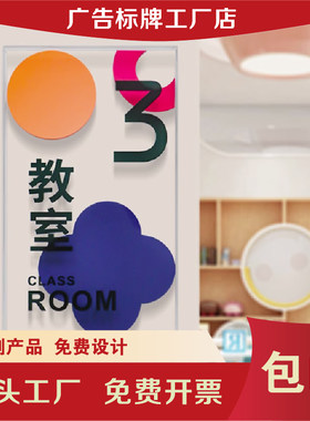 定制创意卡通拼接班牌科室牌