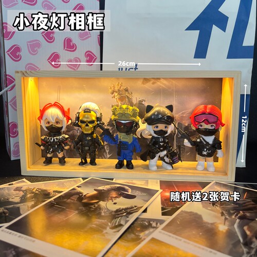 三角洲干员手办麦晓雯红狼公仔