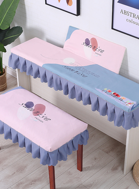 新款电子琴罩TheOne电钢琴T98防尘罩简约印花家用琴盖布88键琴披