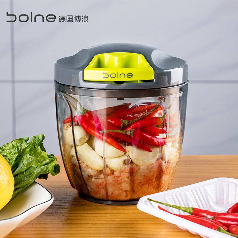 BOLNE蒜泥器手动搅蒜器多功能绞肉机辅食机料理机家用捣蒜蓉压蒜怎么样,好用不?