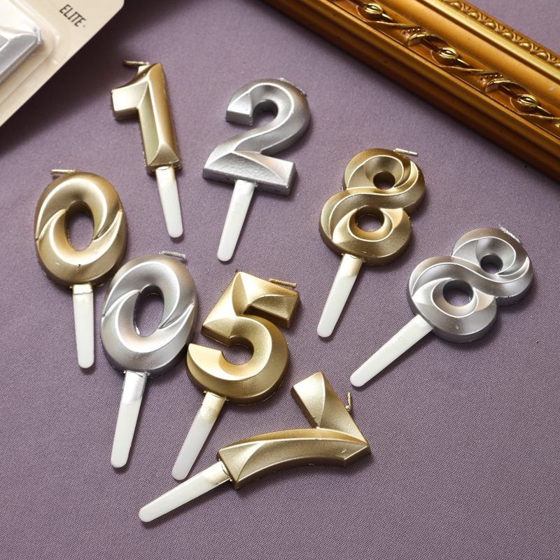 生日蛋糕装饰蜡烛数字派对