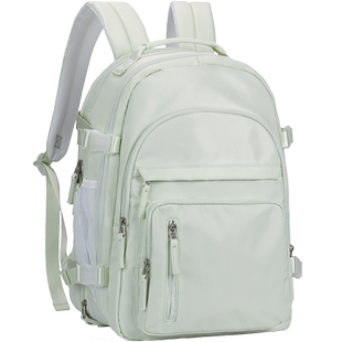 双肩包女超大容量短途行李大学生电脑包书包男可扩容登机旅行背包