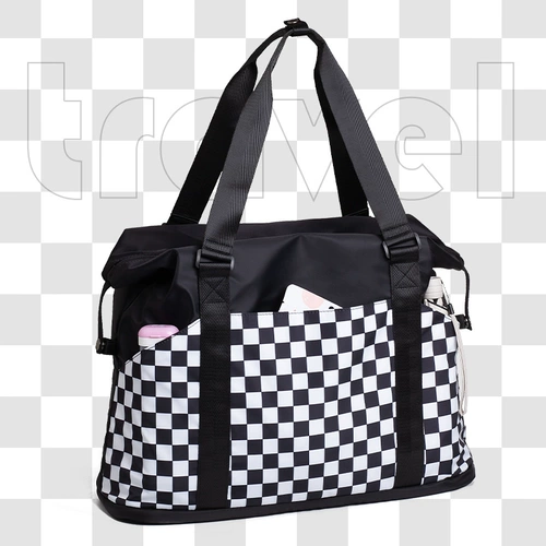 Вместительная и большая сумка для путешествий, трендовая сумка через плечо, шахматы, багажная система хранения, чемодан, сумка для техники