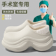 医护专用棉鞋 男 毛绒保暖居家防水棉拖鞋 女士厚底防滑冬季 2025新款