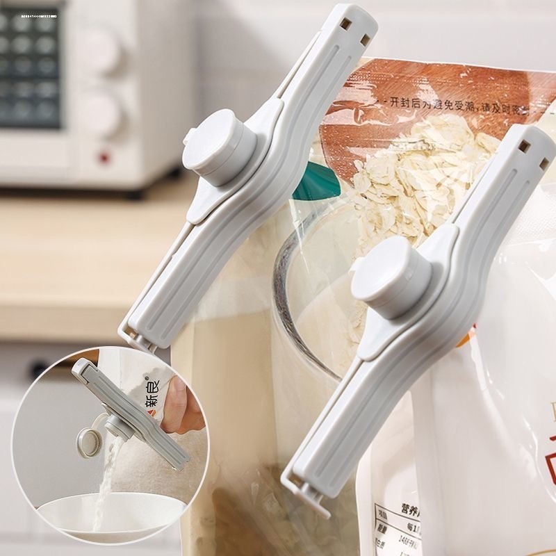 零食食品袋子封口夹厨房调味料食品密封夹奶粉米袋防潮密封出料嘴,厨房/烹饪用具,封口夹,淘宝优惠券,粉丝福利购,淘宝优惠卷