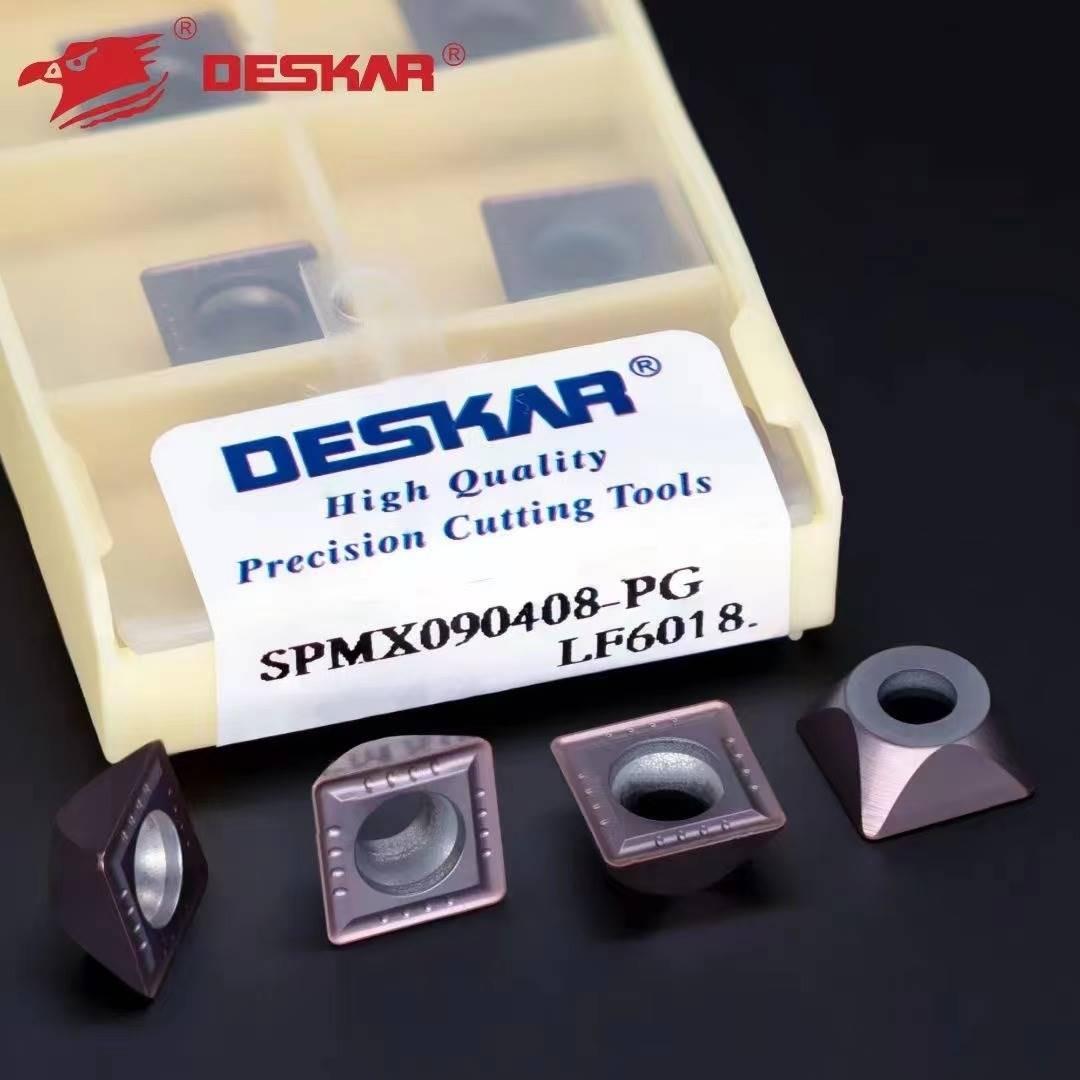 戴斯卡倒角刀定心钻刀片 SPMX060204 090204 110408 -TG LF6018