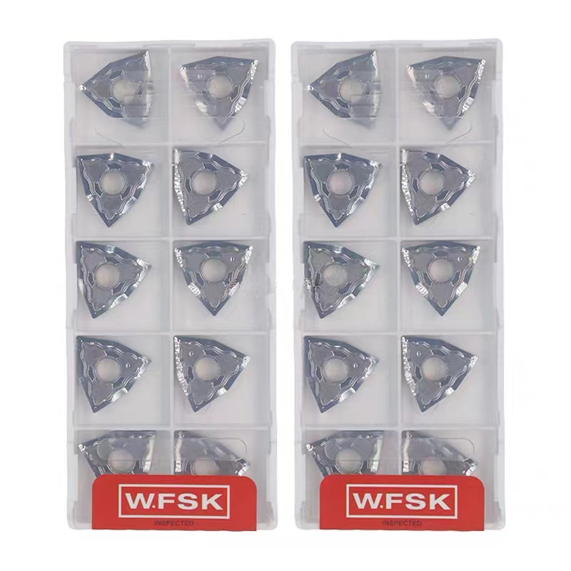 WFSK五丰数控桃型数控刀片WNMG080404-HA WF01 WNMG080408-HA铝用