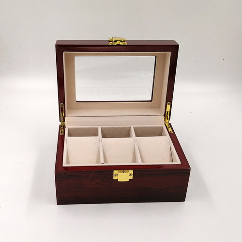 木盒2位3格手表盒收纳盒收藏盒