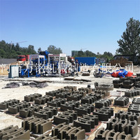 郑州宜欣井壁模块砖机生产线新型预制混凝土检查井砌块成型机设备