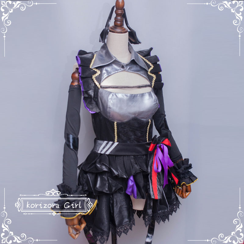 【恋空少女】展示款  碧蓝航线 罗恩μ兵装打歌服华丽洛丽塔cos女