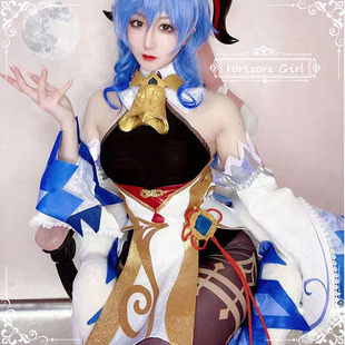 【恋空少女】现货 原神 甘雨循循小美旗袍cosplay女假发服装女