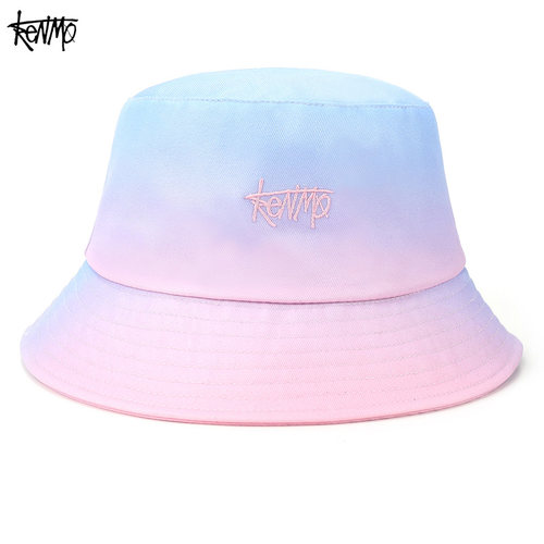 kenmo百搭风潮流短檐渐变色帽子