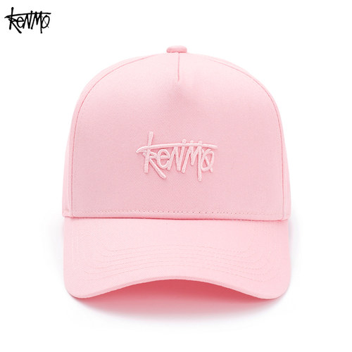 棒球帽显脸小刺绣粉红色遮阳防晒