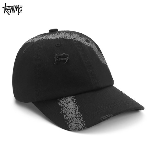 肯默鸭舌帽街头嘻哈男女春夏磨边