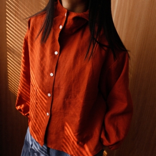 连帽衫 慵懒宽松春夏秋防晒开衫 外套上衣 纯汉麻法式 迷之2.0口袋版