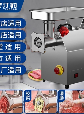 绞肉机商用电动不锈钢大功率全自