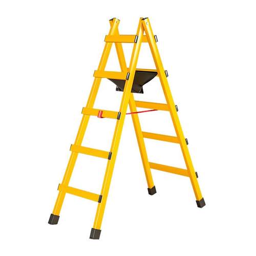 行走人字梯工程梯子多功能梯折叠梯加厚室内装修木工移动脚踩走梯