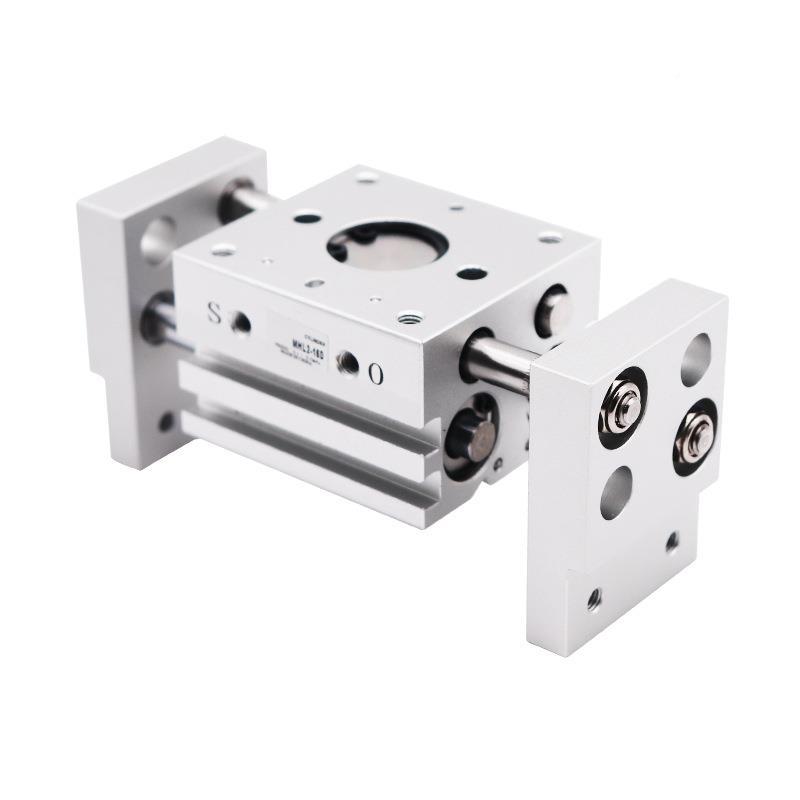 MHZ2气动手指气宽型大口2径机械夹HL-1M0d16D20d25D32D缸机械手阔