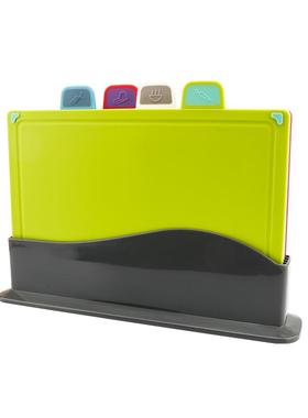 工厂防滑粘板四色塑料切菜板胶砧板熟食多功能PP分类案板厨具家用