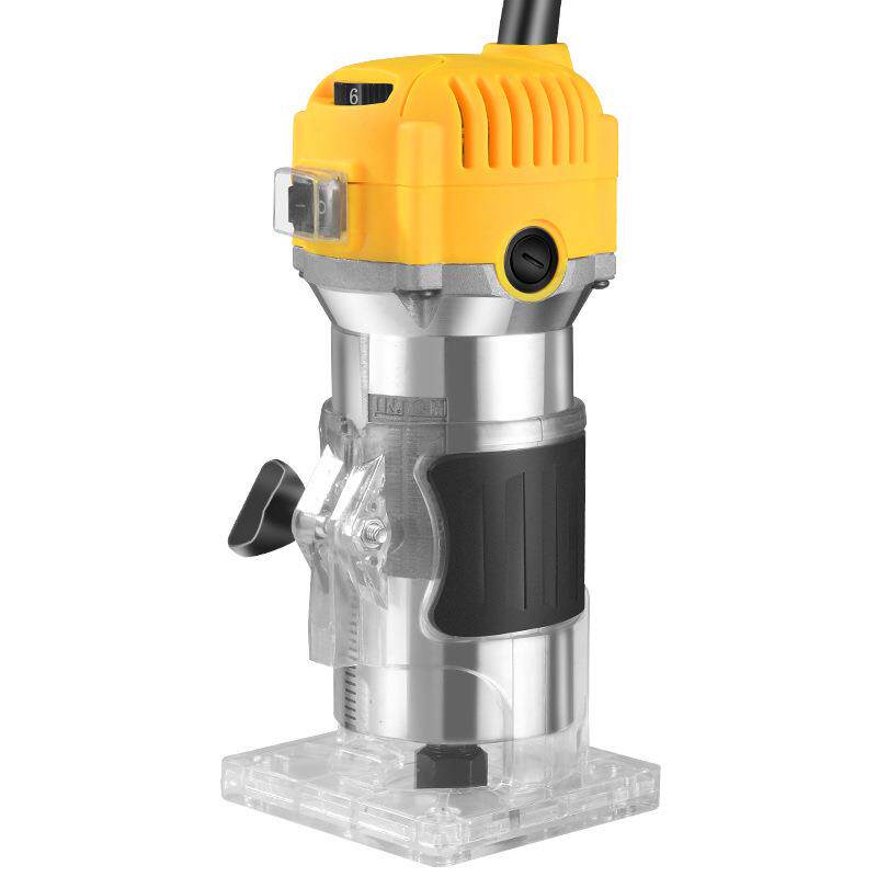 电动修边机铝体木工修边开槽机雕刻机电6档调速木铣木工工具