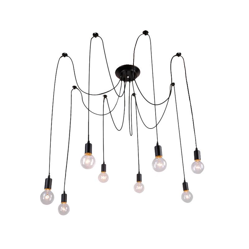 线复古长天女花吊北欧客餐厅咖啡灯馆店铺多头民宿卧散室装饰吊灯