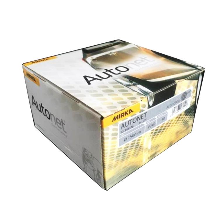 MRKA摩卡干磨纸网砂砂圆形植LDF防绒堵塞自粘6寸150mm汽车打I磨