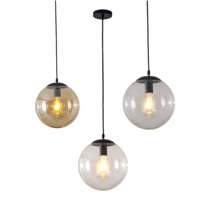 现代简餐厅约吧台饰茶小吊大堂奶装店服装店咖啡厅商用玻璃圆球灯