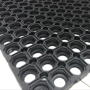 22mm加厚款 滑雪场防滑垫操作间防滑垫排水沟减震橡胶垫GNS