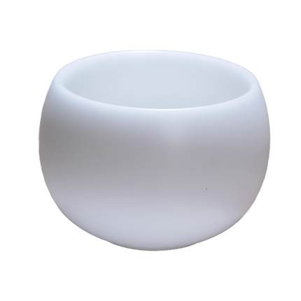 冰种高颜值素烧羊脂玉主人杯单杯陶瓷中国风个人专用泡茶杯子定制