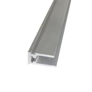 22mm不等边玻璃附框副框挡边隐框幕墙玻璃托U型铝净化铝型材