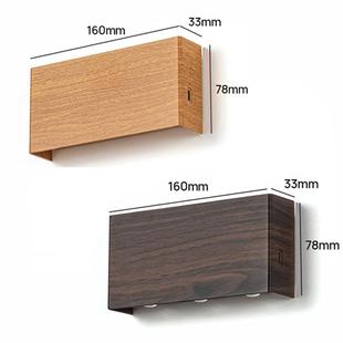 LED遥控器充电壁灯触摸三色无极调光5200mAh可定时室内床头客厅灯