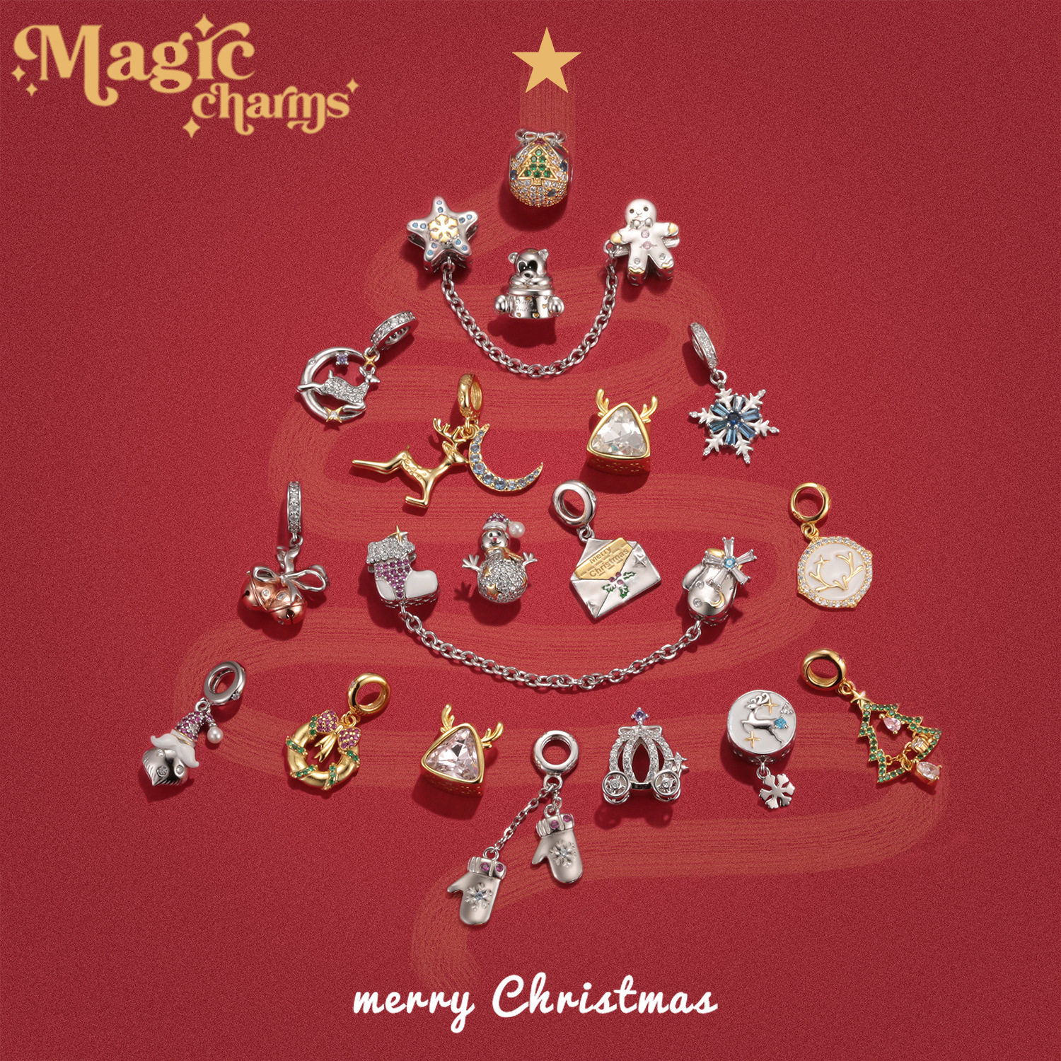 时予饰品圣诞节系列串珠吊坠S925纯银项链手链diy配件珠子饰品,饰品/流行首饰/时尚饰品新,银饰吊坠,淘宝优惠券,粉丝福利购,淘宝优惠卷