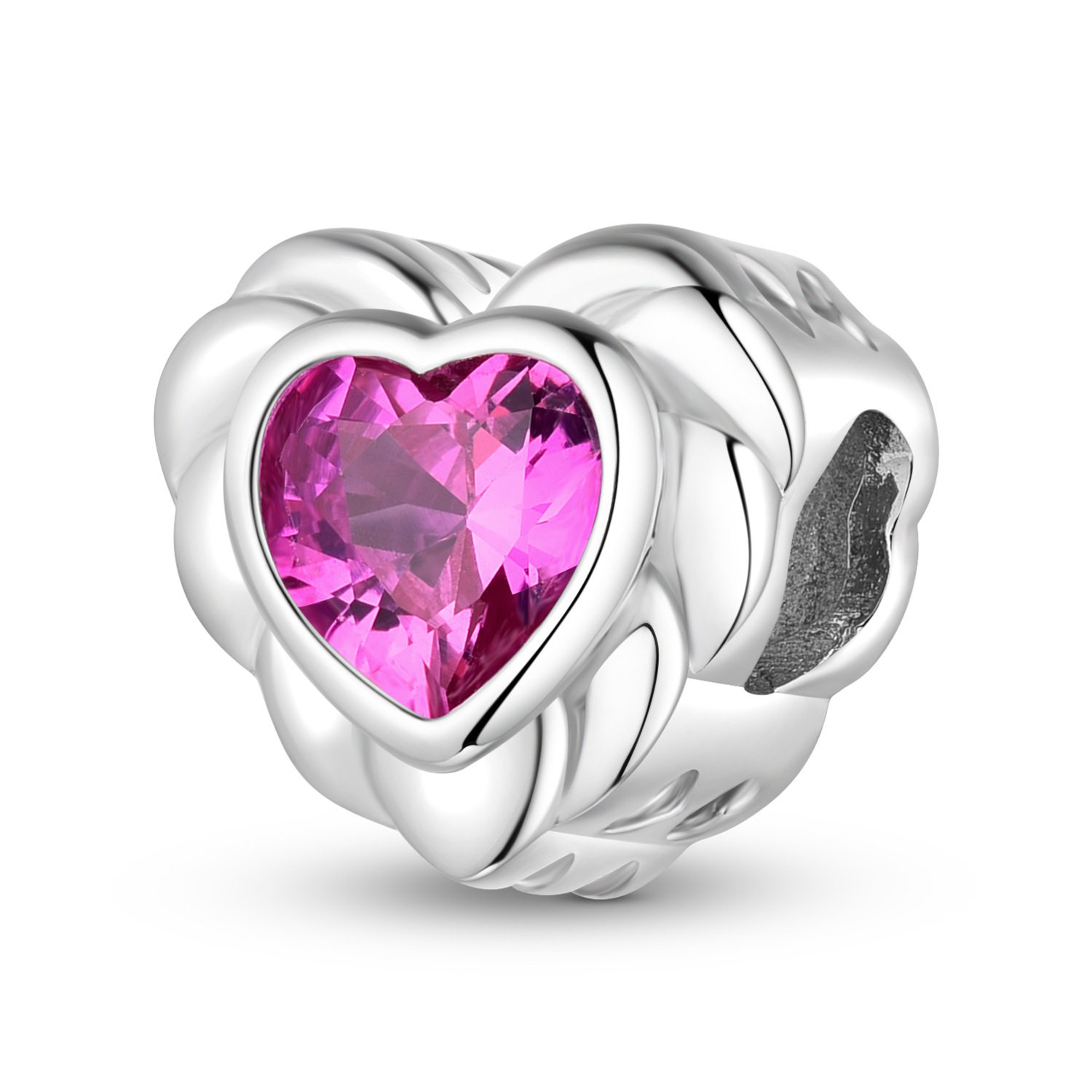 经典时尚925纯银爱心珠子情人节礼物女生手链diy配件欧美时尚,饰品/流行首饰/时尚饰品新,银饰手链,淘宝优惠券,粉丝福利购,淘宝优惠卷